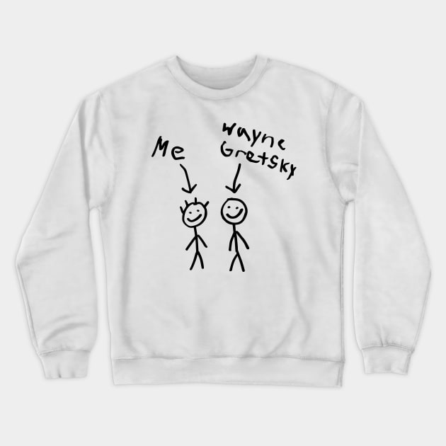 me and wayne Crewneck Sweatshirt by Gary's Graphics